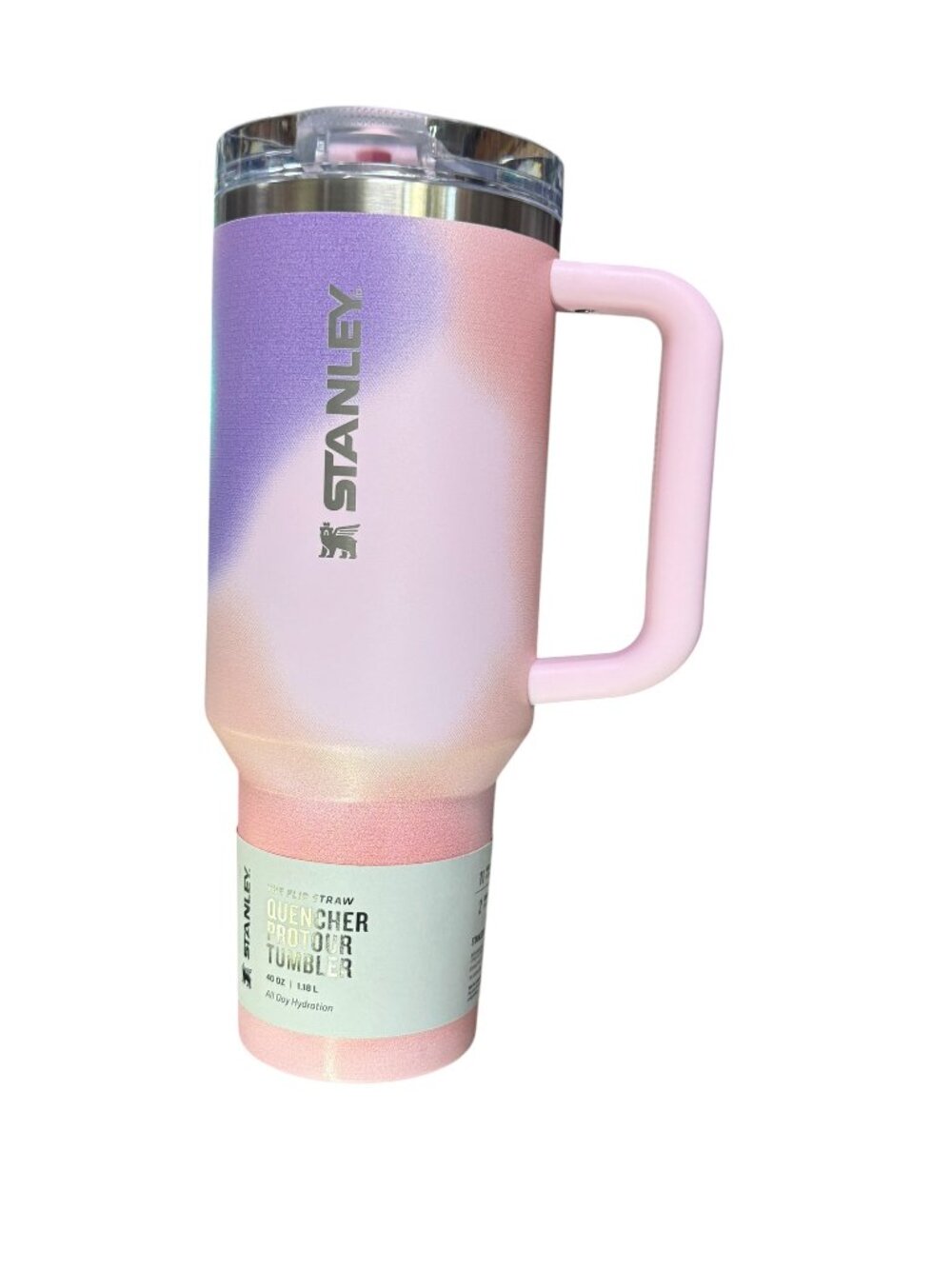 Stanley The Flip Straw Quencher ProTour Tumbler, Rose Petal Mountain, 40 oz, BPA